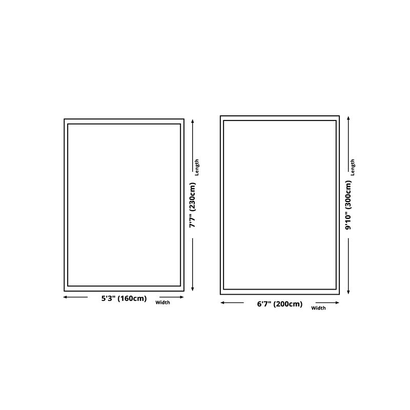 Beige Nordic Rug Polyester Color Piece Rug Stain Resistant Rug for Living Room