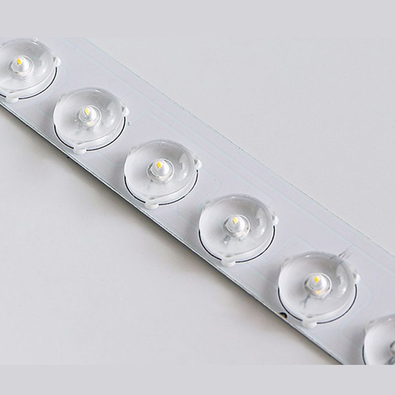 Lámpara de techo LED moderna con montaje empotrado en forma de Pentágono de metal para sala de estar