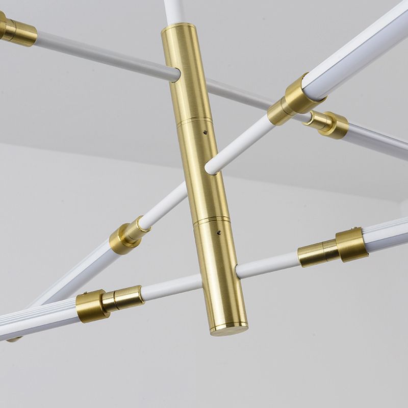 Semplicità lampada lampadina lineare lampada in metallo lampada lampadario a LED