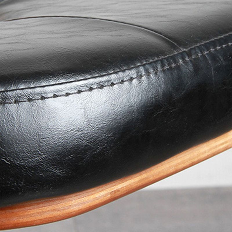 21.85" Wide Industrial Style Single Sofa Chair Basic Four Leg Fixed Back Arm Chair