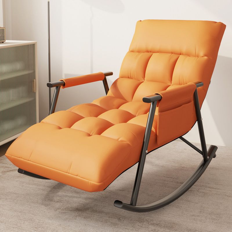 Modern Style Sofa Rocking Chair Single Indoor Rocking Chair with Cushion