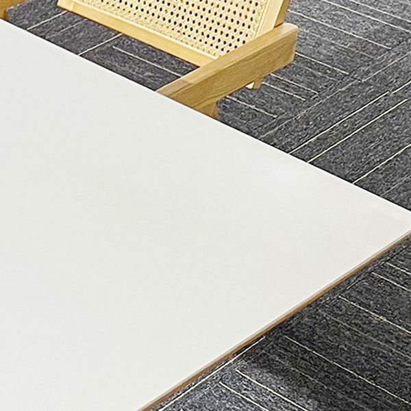 Modern 1/2/5 Pieces Furniture Stone Rectangle Dining Chairs Set in White