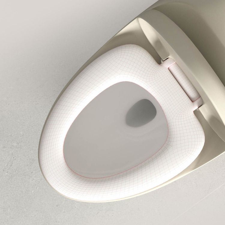Siphon Jet Flush Toilet Floor Mounted All-In-One Urine Toilet