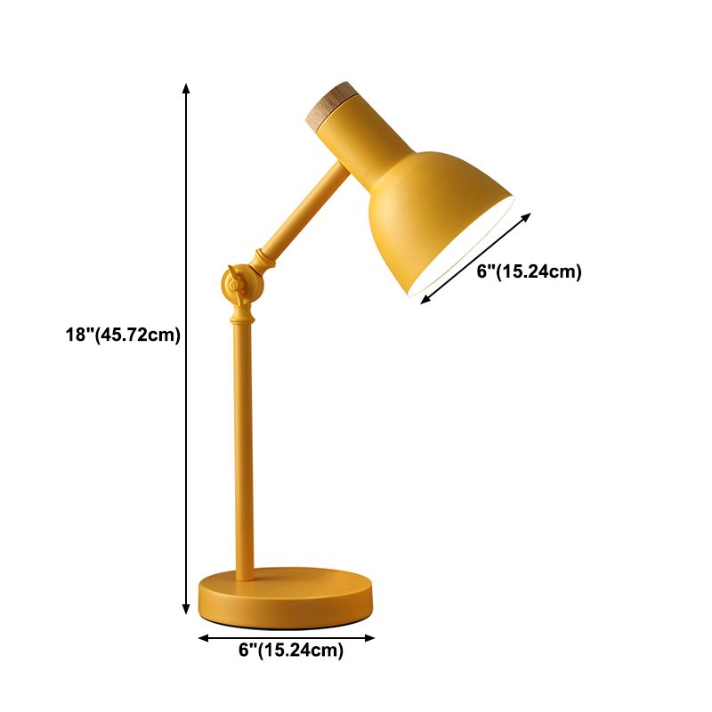 Macchero in metallo Light 1 luci da letto da letto da letto con tonalità a campana