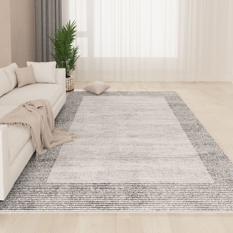 Brown Simple Carpet Polyester Line Carpet Stain Resistant Carpet for Drawing Room