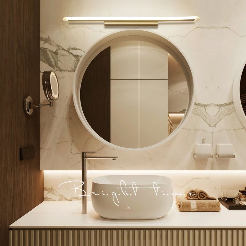 Simplicidad de moda de tocador Luz de luz LED Sombra acrílica Barra de luz de tocador de baño