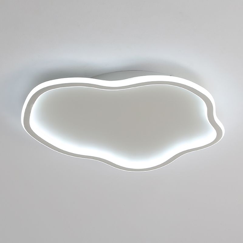Lámpara de techo LED de aluminio, accesorios de iluminación de montaje empotrado sencillos para sala de estar