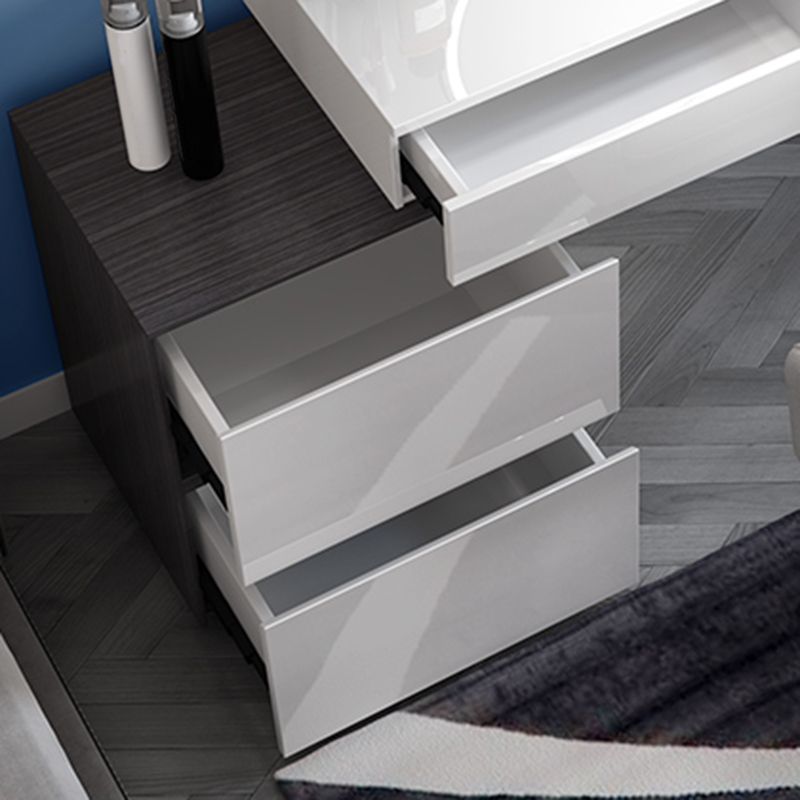 Contemporary Vanity Dressing Table Set 4 Drawer Makeup Vanity Desk Table