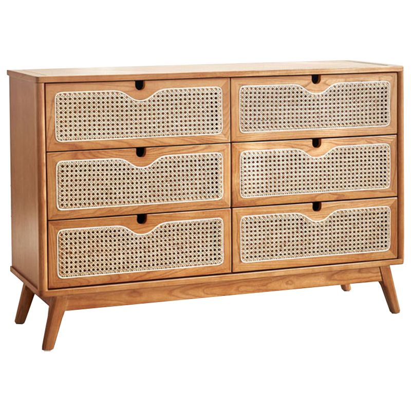 Traditional Dresser Wooden Storage Chest Dresser with Drawers