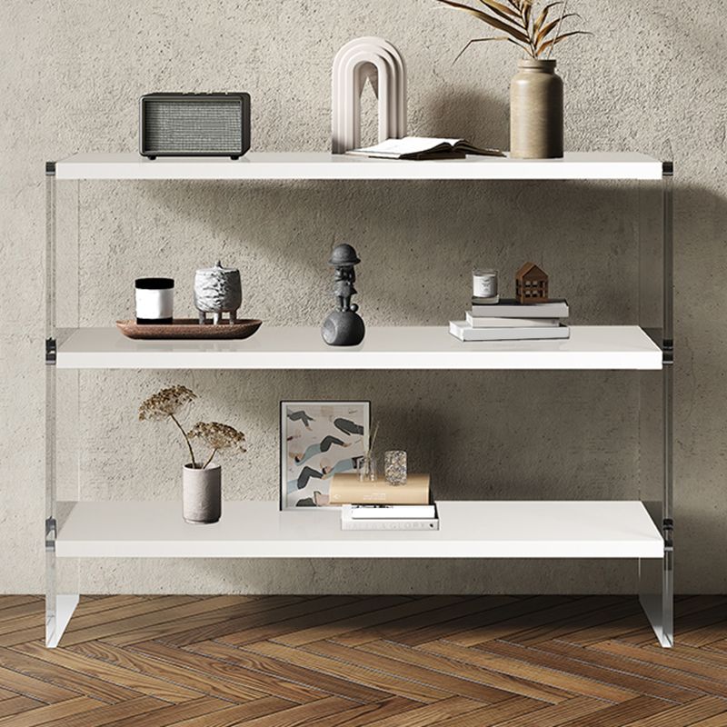Rectangle Shape Contemporary Console Table Black/White Console Sofa Table