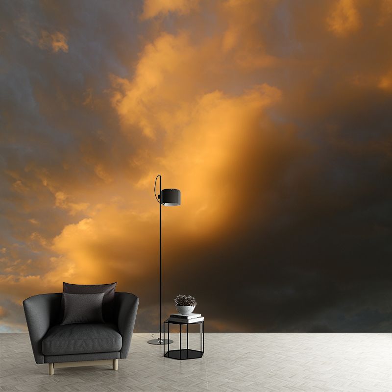 Cloudy Sky Wallpaper Mural Custom-Made Wall Covering for Sleeping Room