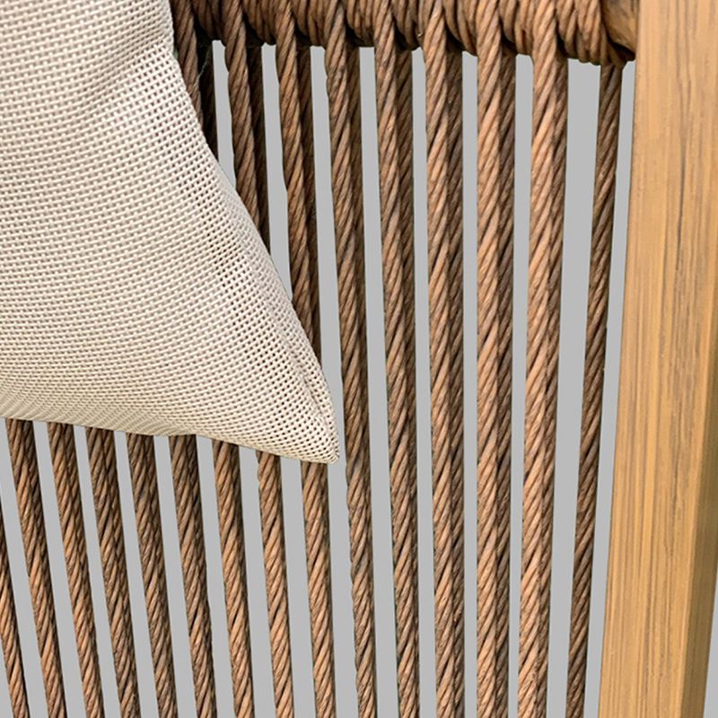 Modern Wicker Rocker Chair Metal Frame Rocker Chair for Outdoor