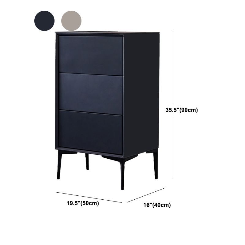 Bedroom Contemporary Storage Chest 16" Wide Chest with Drawers