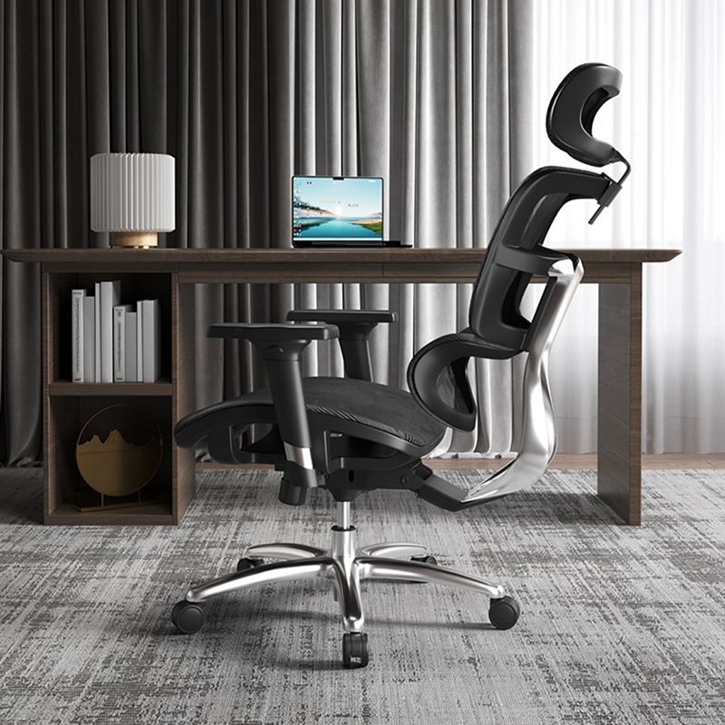 Removable Arms Desk Chair Modern No Distressing Ergonomic Office Chair with Wheels
