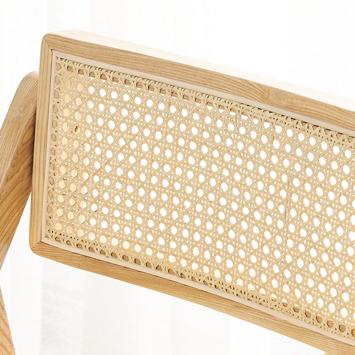 Armless Chair Traditional Style Dining Folding Side Chair with Wooden Legs for Kitchen