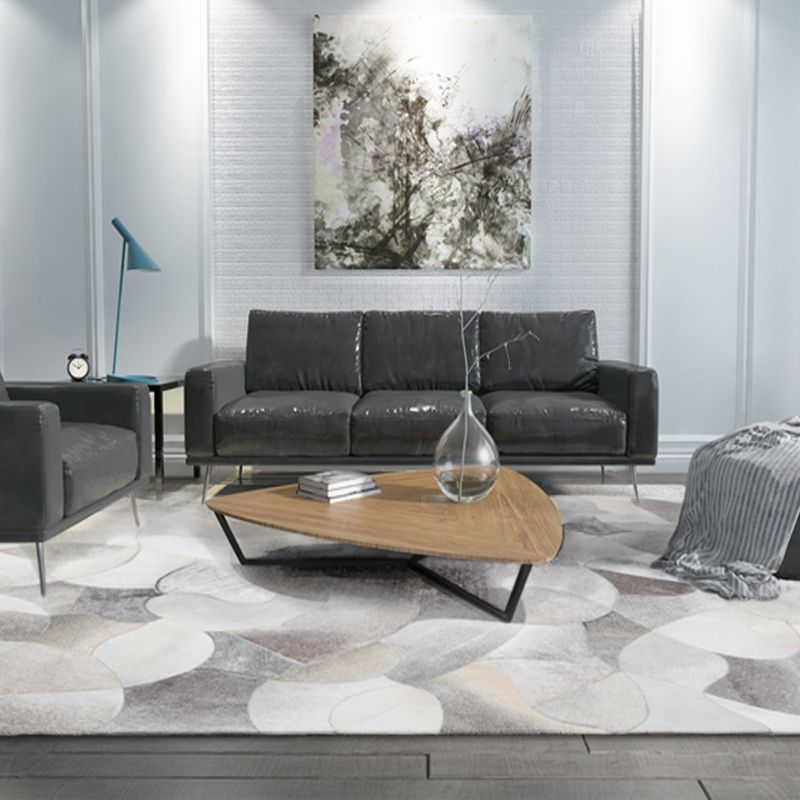 Glam Home Decoration Rug Multi Color Geo Patterned Area Carpet Cowhide Pet Friendly Stain-Resistant Rug