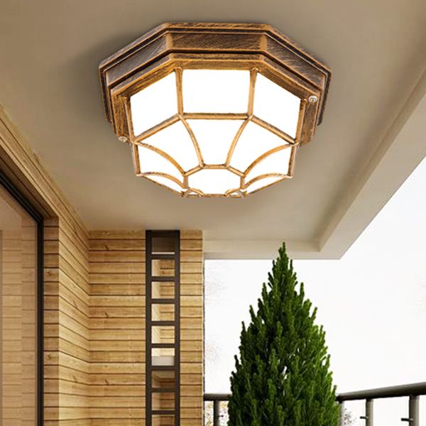 Luminaire encastré LED étanche, plafonnier de Style Simple et moderne pour balcon extérieur