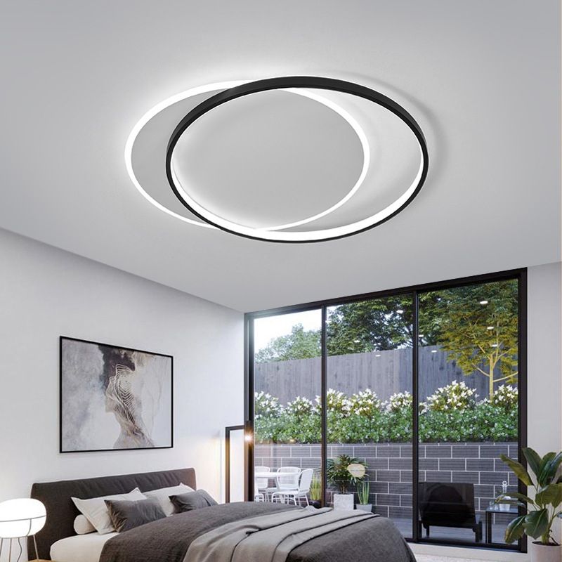 19,5 Pollici Wide Nordic Simplicity LED Soffitto Light Interrking Cerchi Home Decorativi Illuminazione Fissaggio