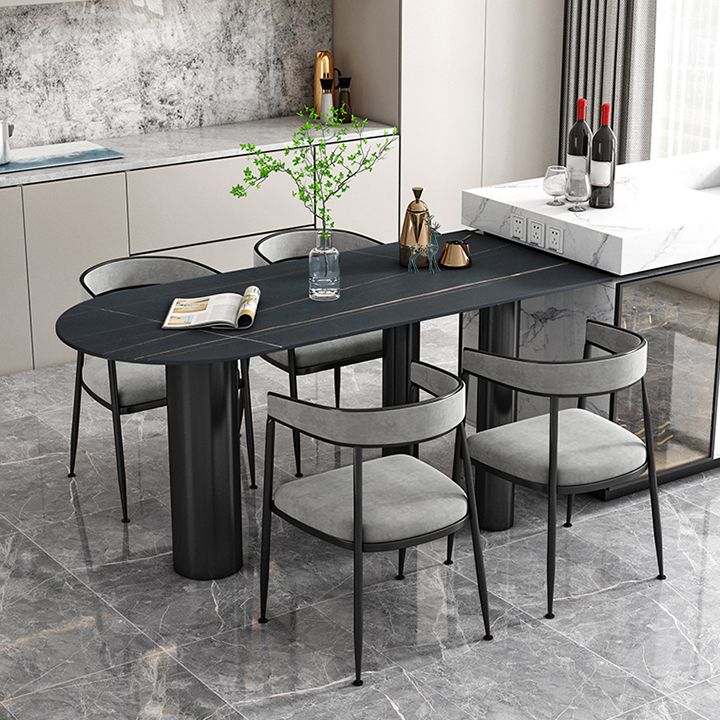 Gesinterde stenen eettafel moderne stijl eettafel voor keuken