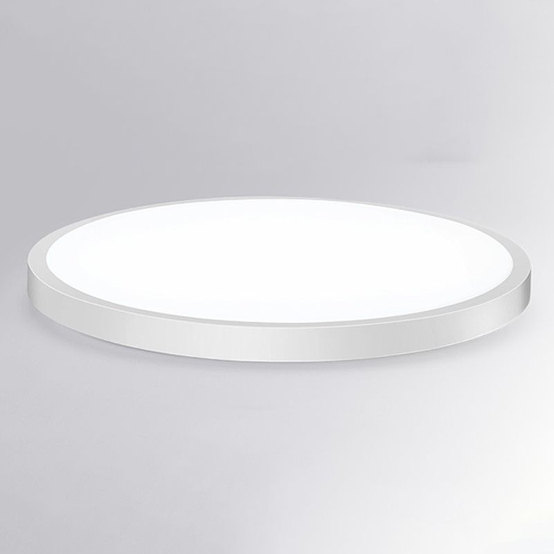 Plafonnier LED de forme ronde en fer moderne, 1 lumière, encastré, pour balcon, chambre à coucher