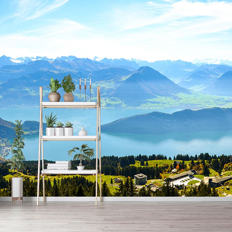 Photography Environment Friendly Mural Wallpaper Mountains Bedroom Wall Mural