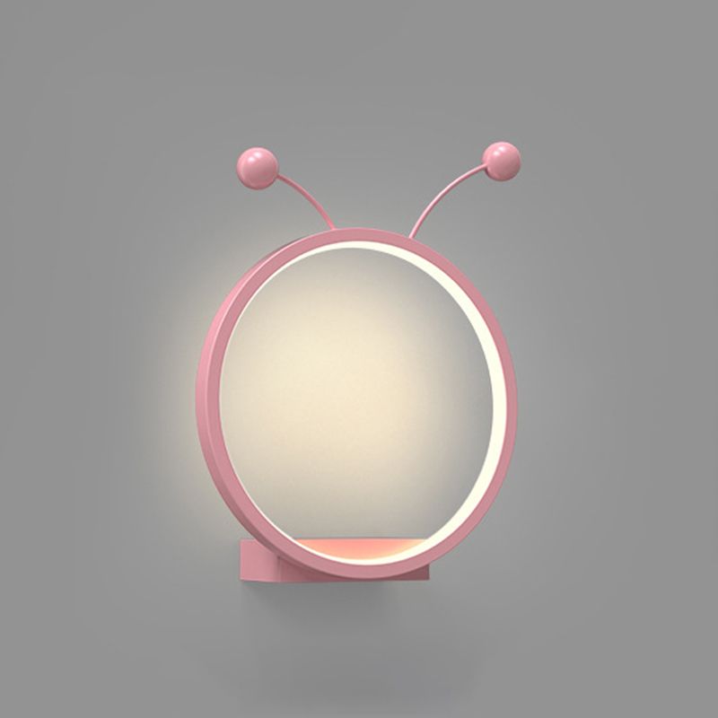 Metal Geometric Shape Wall Light Kid Style 1 Light Wall Light Sconce