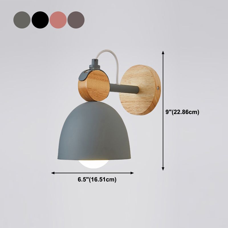 Metal Geometric Wall Mounted Lamps Modern Style 1 Light Wall Light Sconces