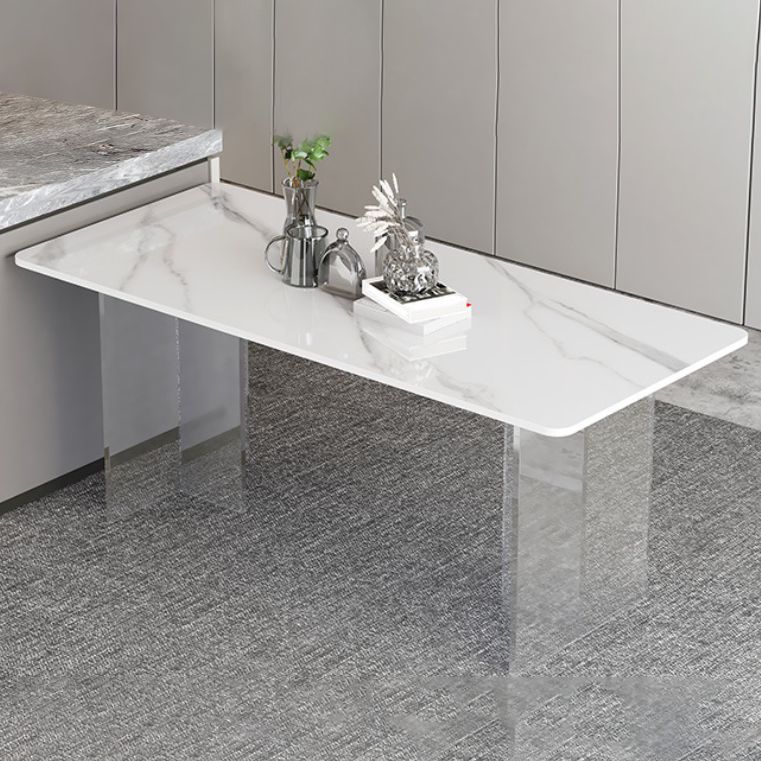 Modern 1/2/5 Pieces Dining Set Rectangle Stone Dining Table for Dining Room Kitchen