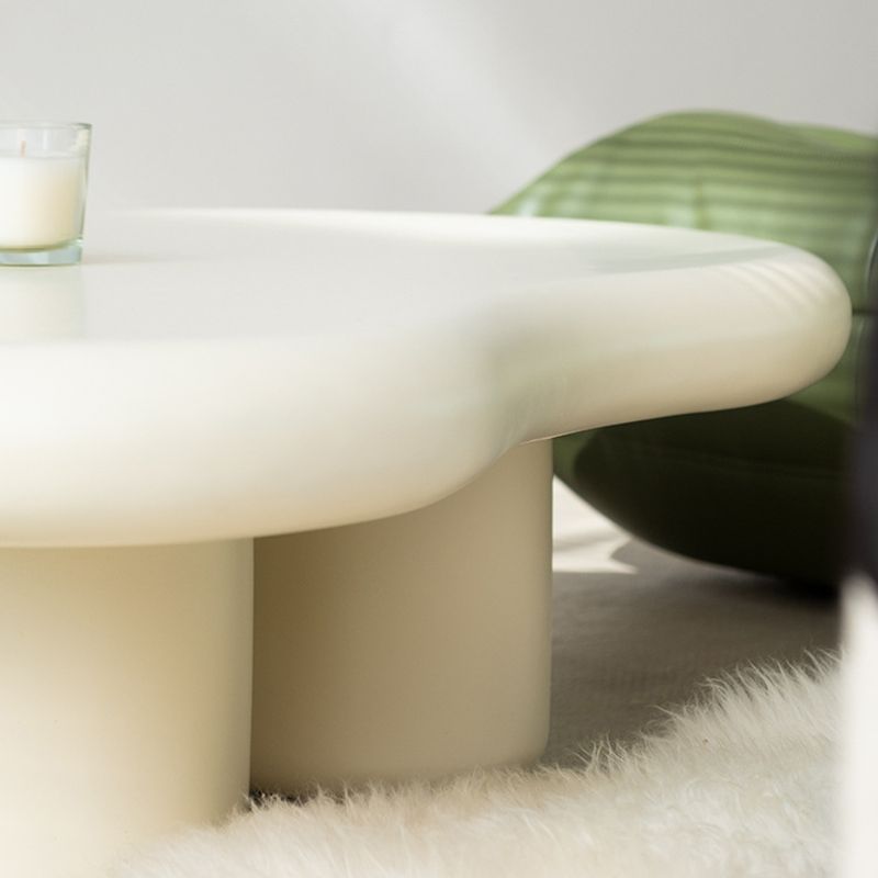 1 Single Modern Four Legs Coffee Table Black/white Cocktail Table