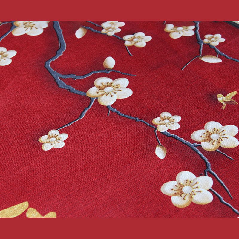 Fancy Traditonal Area Rug Antique Pattern Polyester Rug Stain Resistant Area Carpet for Home Decor