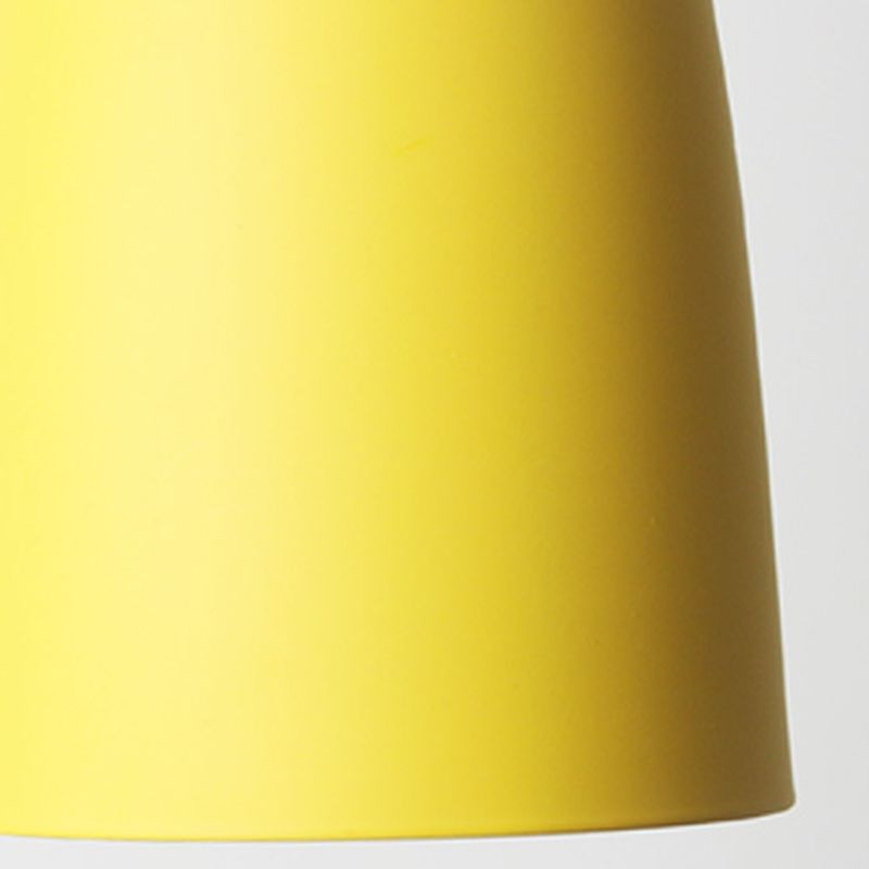 Cone Macaron Pendant Light in Modern Creative Style Lacquered Aluminium Hanging Lamp