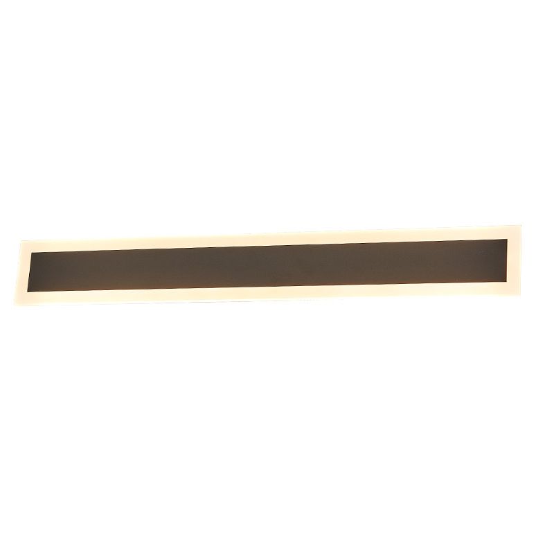Lámparas de pared lineales de estilo contemporáneo 1 Metal 1 luces montadas en la pared ligera