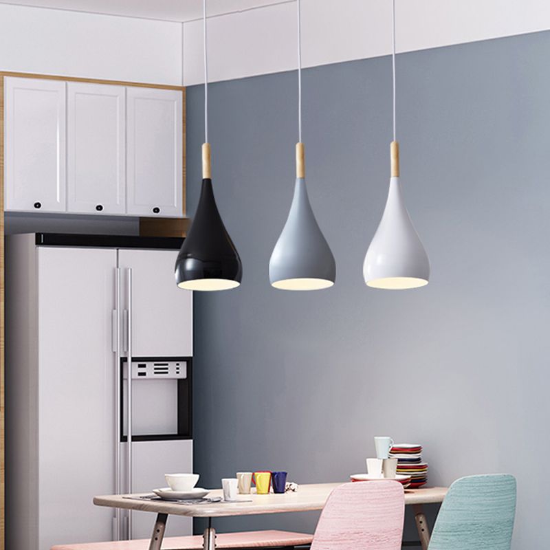 Luce Mini Mini Bell Bell, Luce in metallo Macaron Ampicca singola