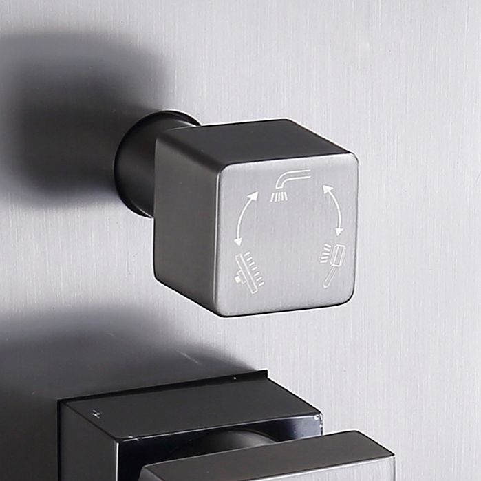 Shower System Massage Jet Lever Handheld Shower Head Shower Combo