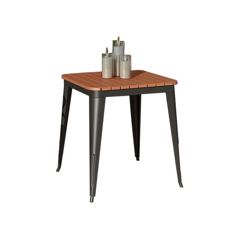 Modern Style Metal Dining Set 1/3/5/7 Pieces Reclaimed Wood Dining Table Set