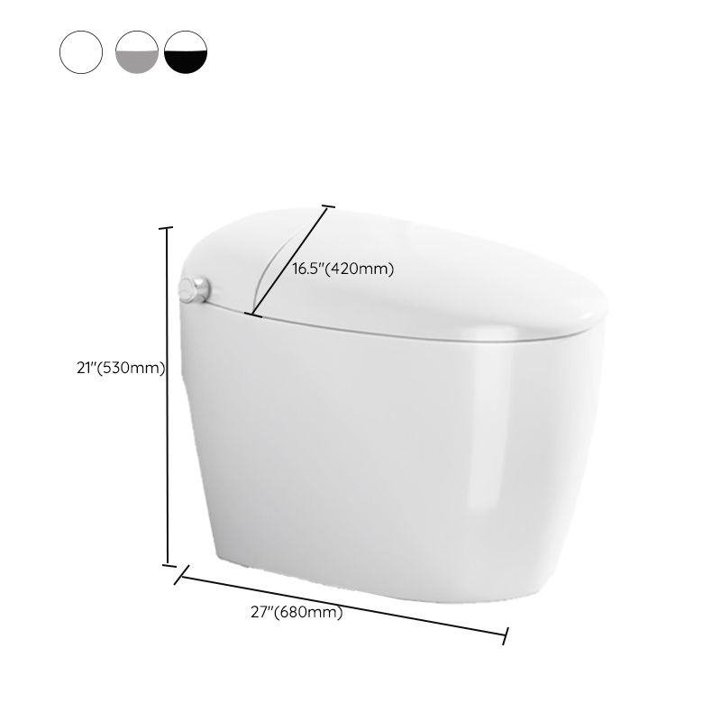 Modern Concealed Tank Urine Toilet One Piece Floor Mount Toilet Bowl with Seat