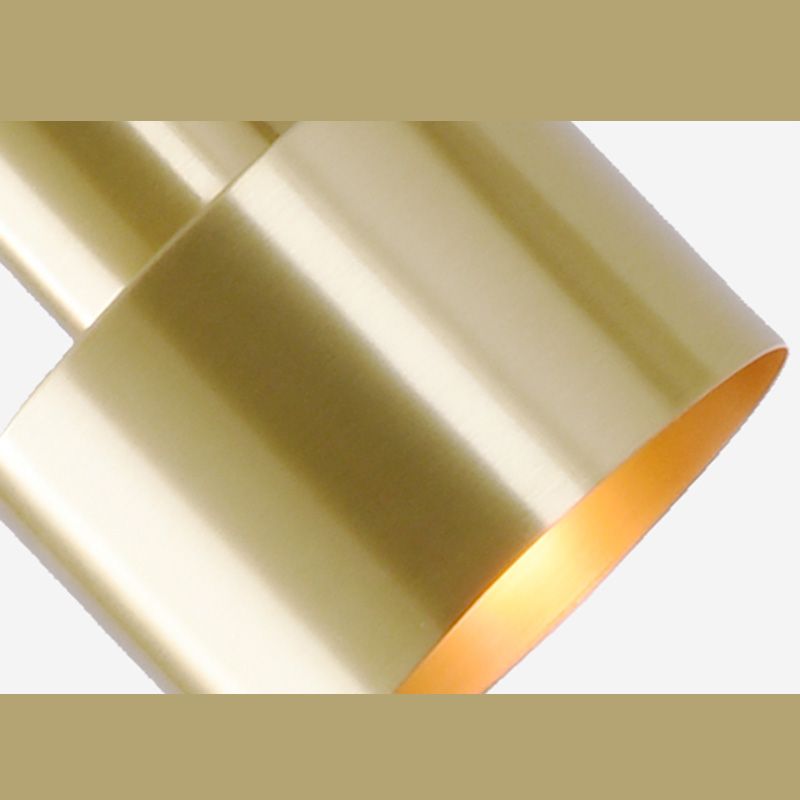 Cord Hung Pendant Ceiling Light Minimalist-Style Metal Gold Hanging Ceiling Light