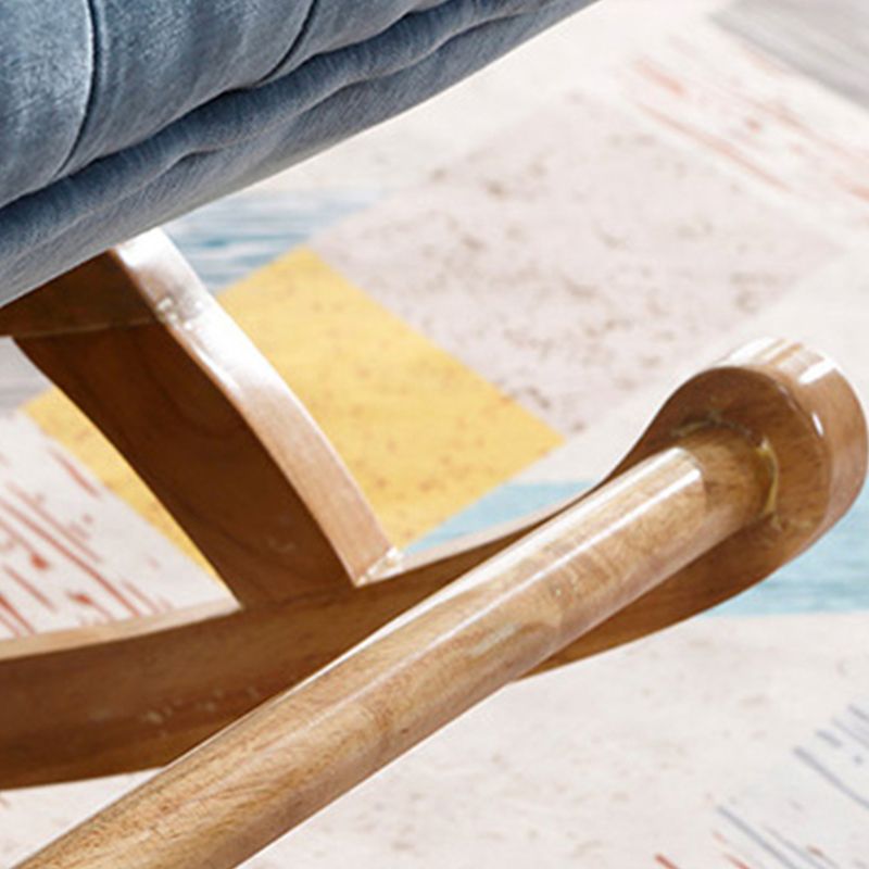 Contemporary Indoor Rocking Chair Nursery Sofa Rocking Chair with Ottoman