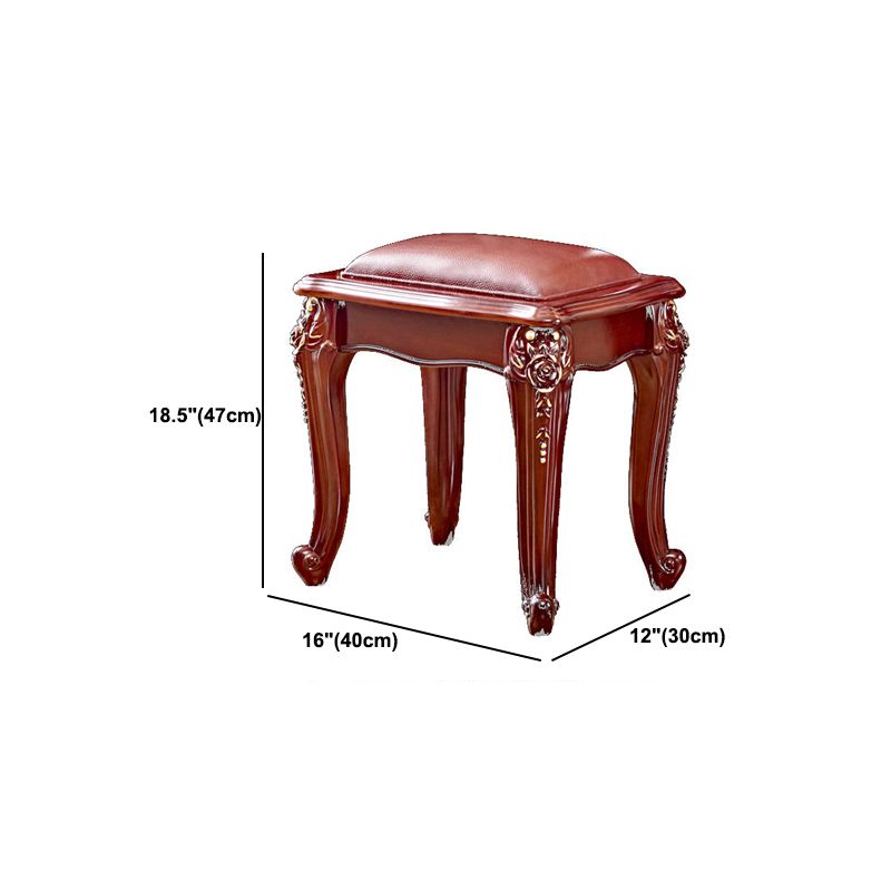 Brown Oak Vanity Set 64.96" High Vanity with Drawer and Mirror