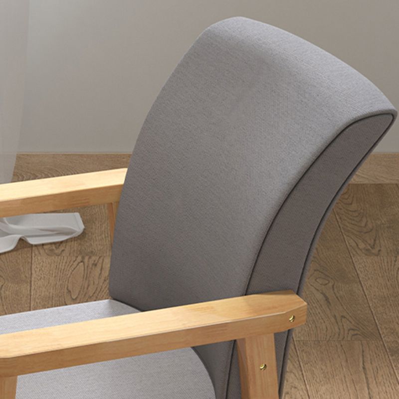 Linen Arm Chair 22.04" L x 21.65" W x 32.67" H Accent Armchair for Living Room