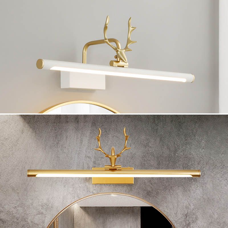 Minimalistische wandkandelspiegel Mirror Lichtwand gemonteerd eenvoudige wandlampwetsen voor toilet