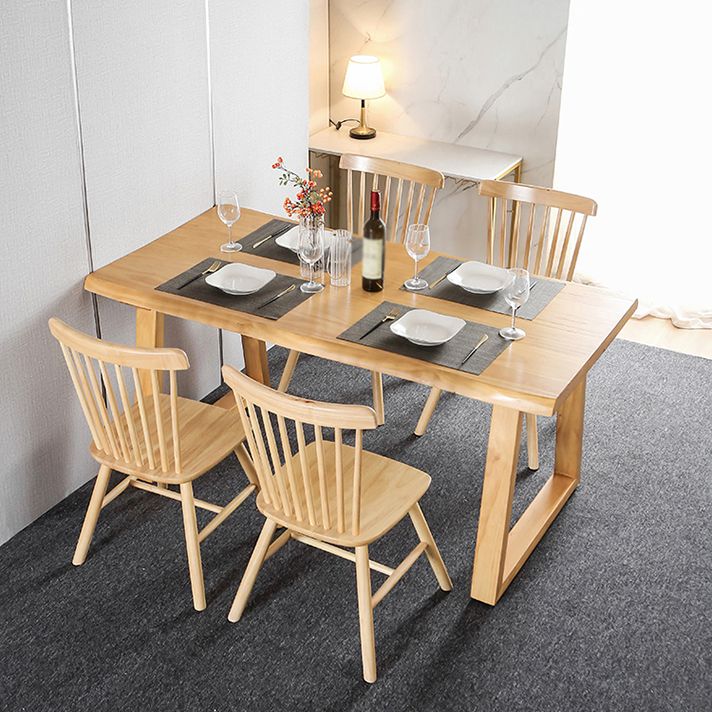 Modern 1/3/5 Pieces Wood Dining Set Dining Furniture Set /Separate Items