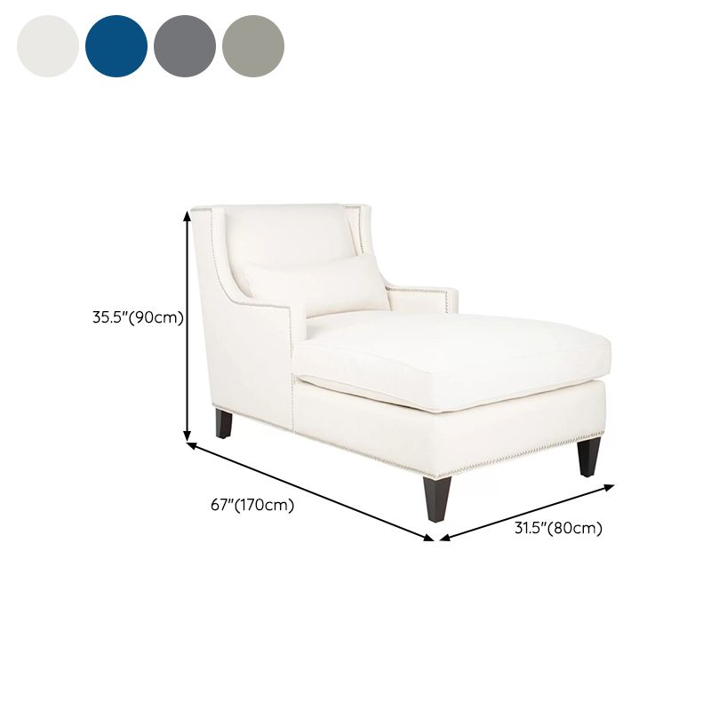 Modern Style Lounge Chair Solid Color Lounge Couch for Bedroom and Living Room