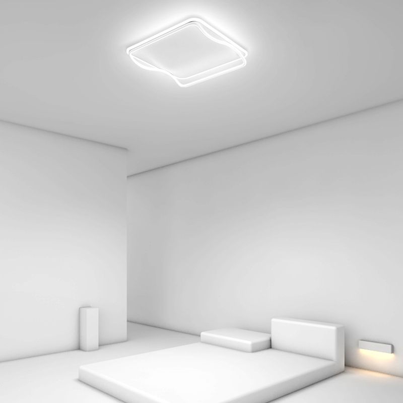 Modern LED Flush Mount Massimale Luce Simplicity Linear Massimale Montaggio Lampada