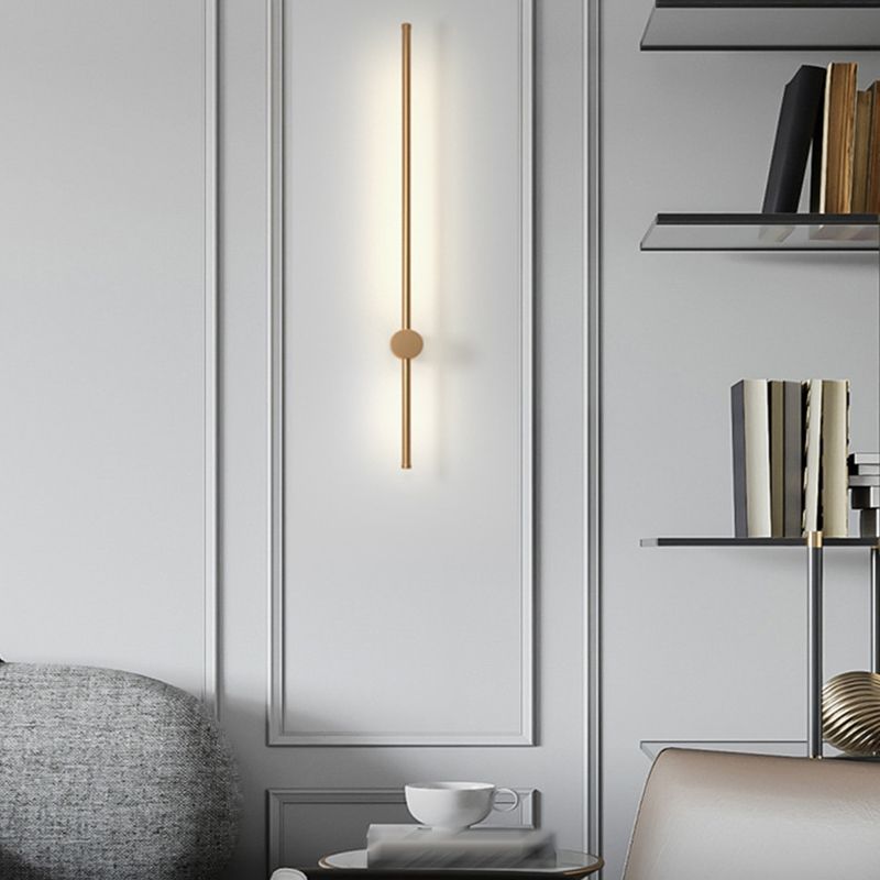 Moup de montant à bande longue lumière simple, application murale de surface LED simple pour le couloir