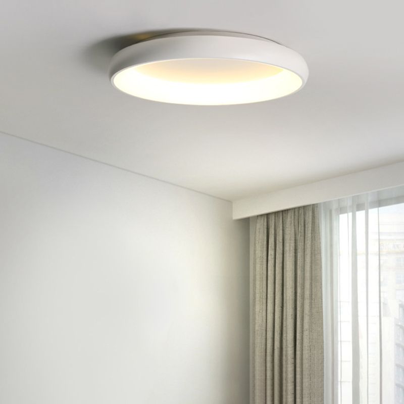 White Flush Mount Lighting LED Contemporary Ceiling Light for Home