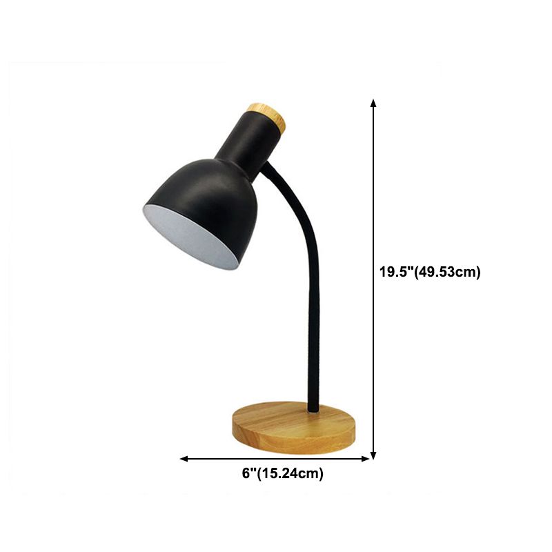 Bell Shape Table Lamp Modern Style Metal Single Light Table Light