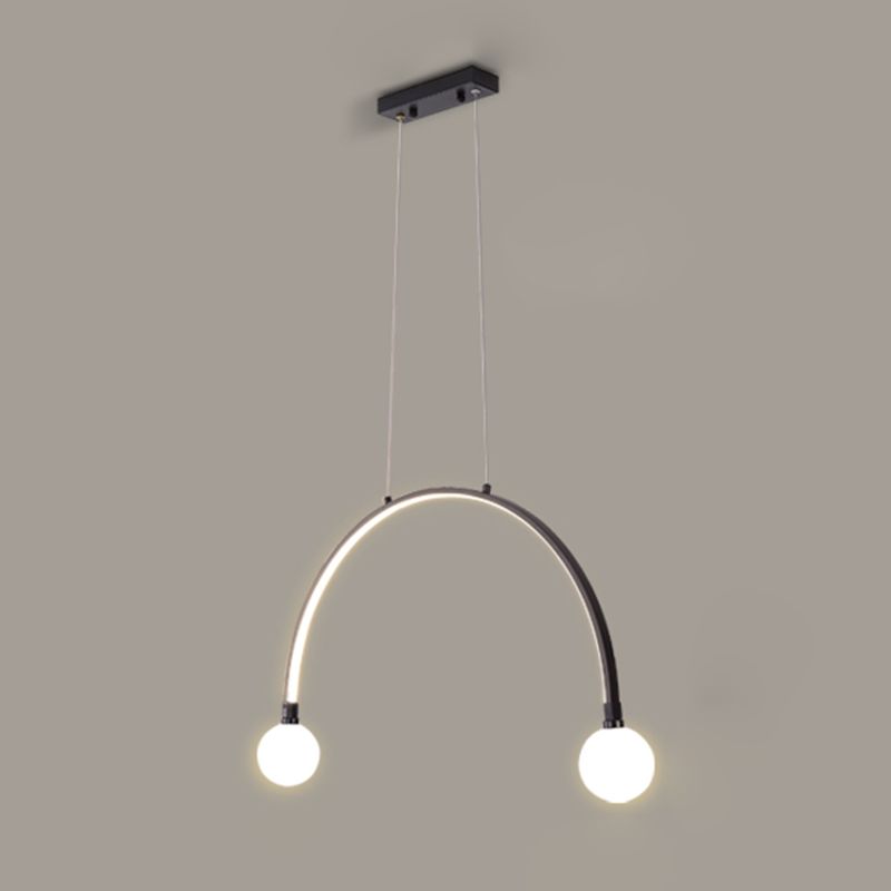 Modern Style Pendant Light LED Ball Shade Chandelier Light for Dining Room Kitchen