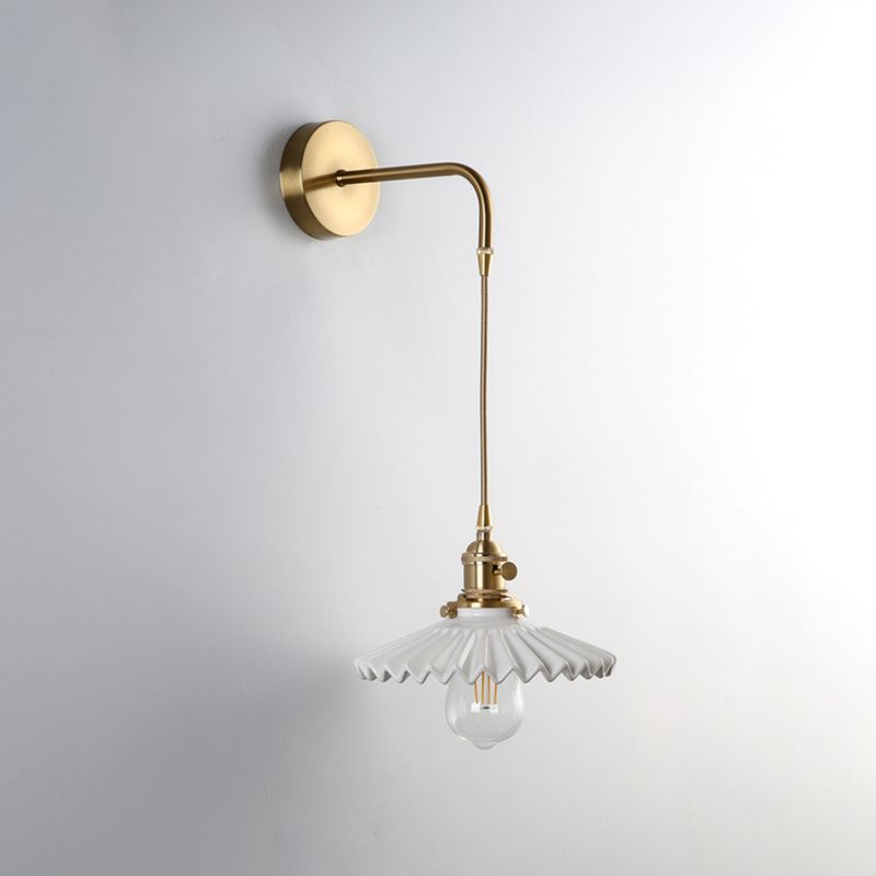 Cone Sconce Lighting Fixtures Industrial Wall Sconce Lighting Metal 1 Light Sconce Lamp