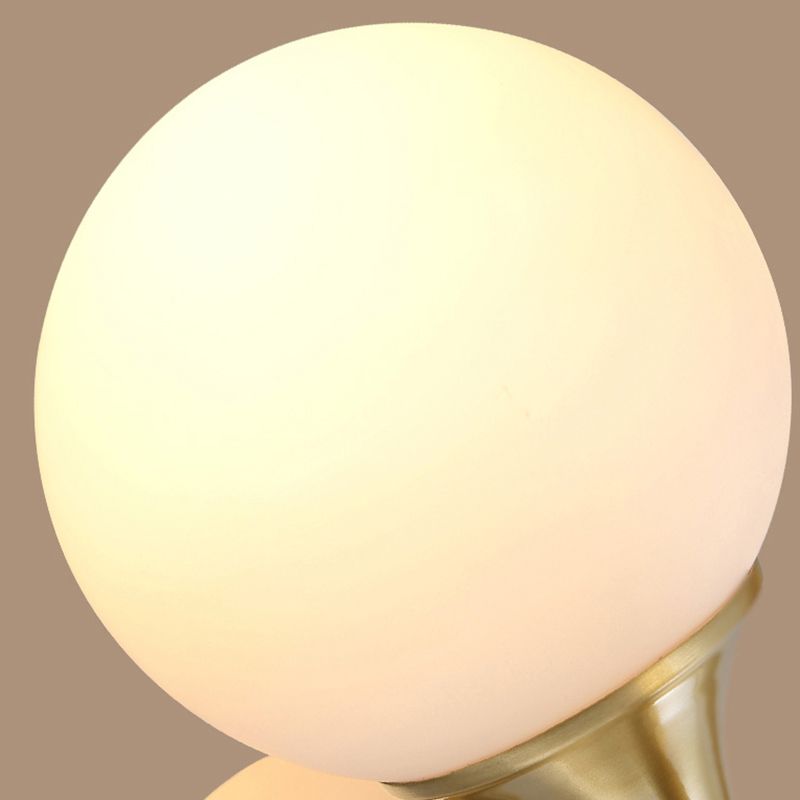Nordic Style Golden Ceiling Lamp Ball Shape Ceiling Light for Living Room